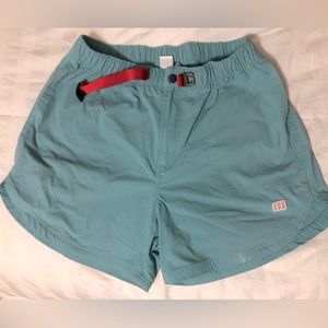 Topo Designs River shorts blue size large